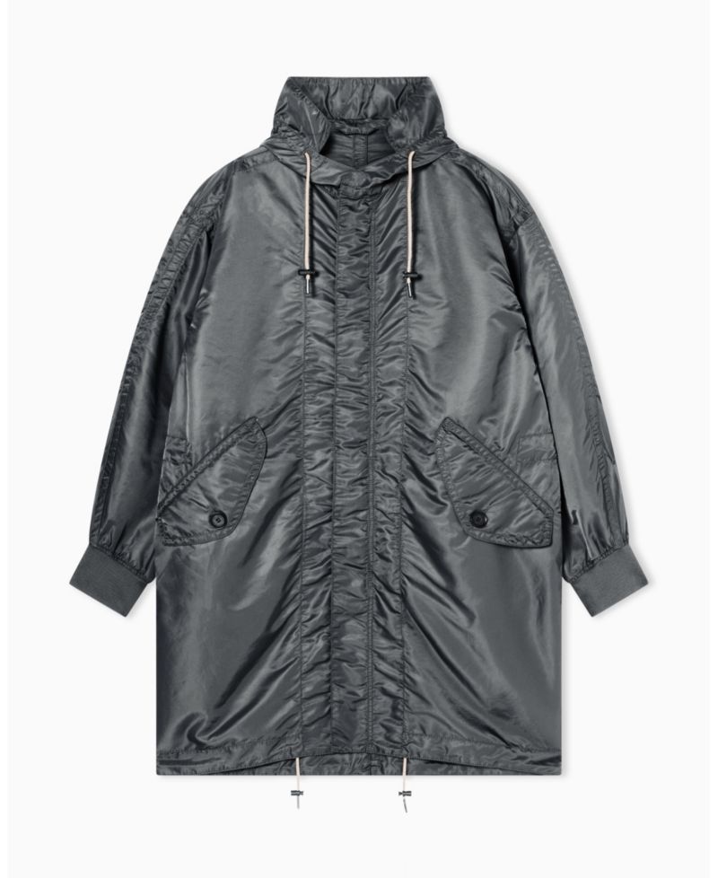 Men's Nylon Twill Trench Coat
