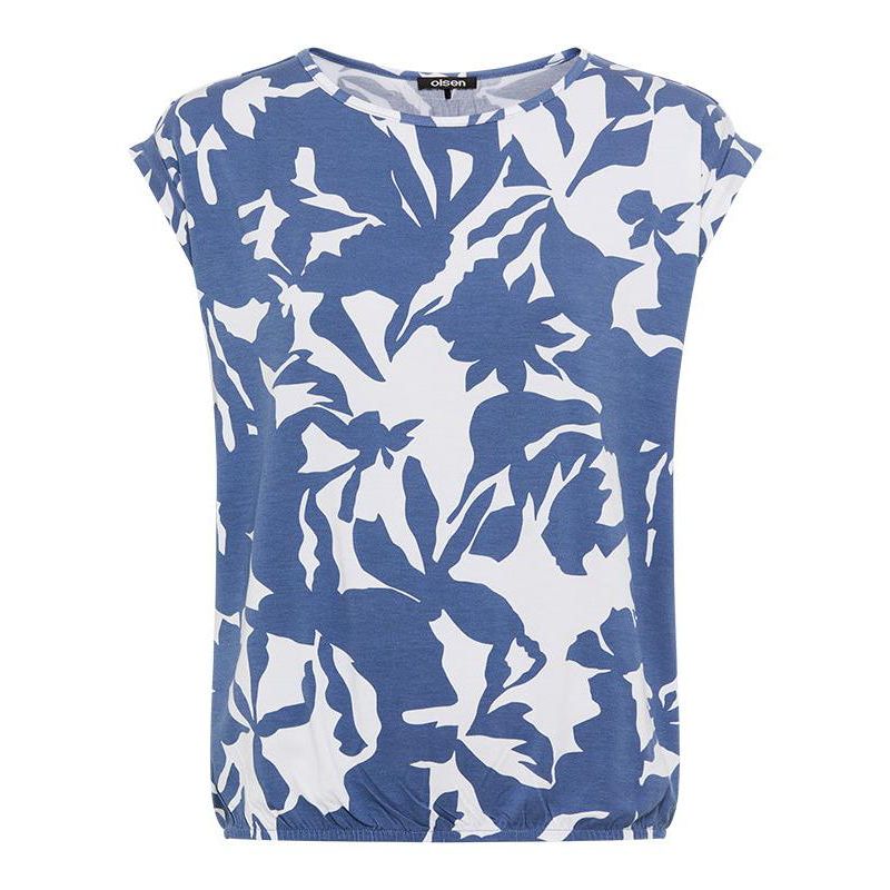 Women's Abstract Floral T-Shirt