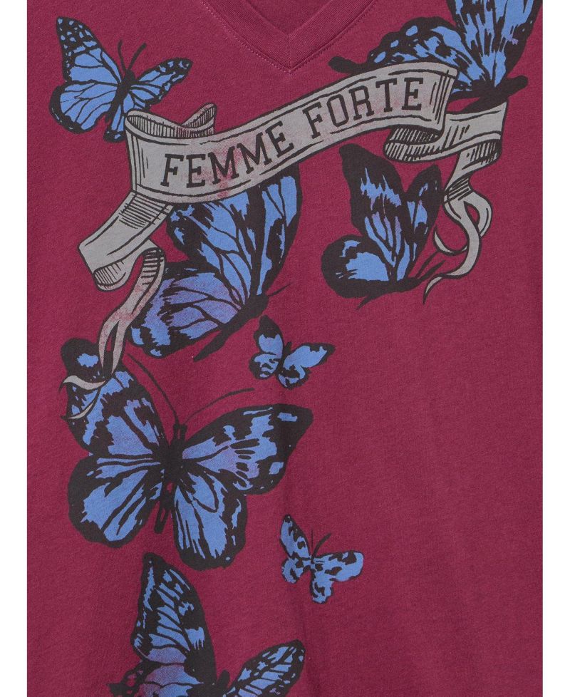 Plus Size Relaxed-Fit V-Neck T-Shirt