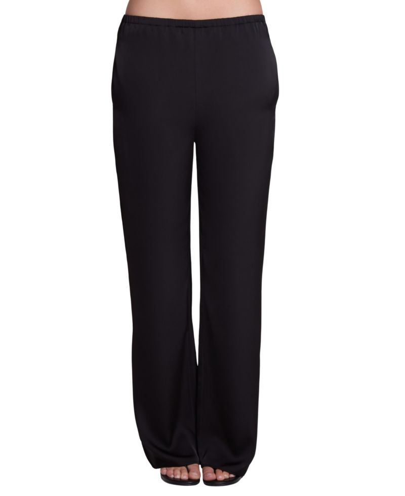 Women's Soho High-Rise Satin Straight-Leg Pants