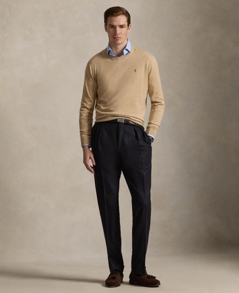 Men's Pima Regular-Fit Crewneck Sweater