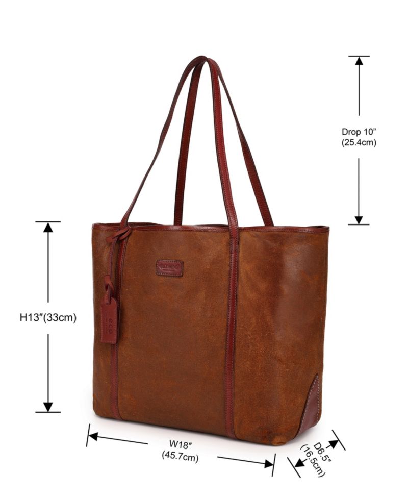 Alder Large Leather Tote Bag