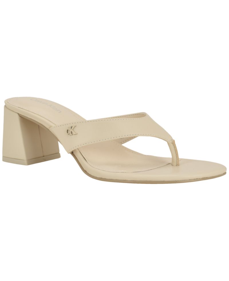 Women's Locinda Thong Block Heel Dress Sandals