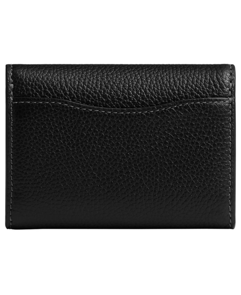 Essential Pebble Leather Flap Card Case