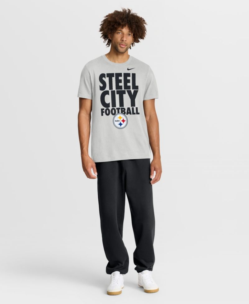 Men's Gray Pittsburgh Steelers We Run This T-Shirt