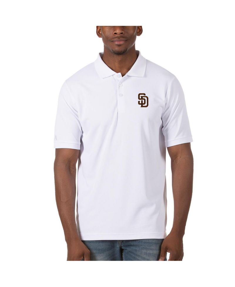 Men's White San Diego Padres Legacy Pique Polo Shirt
