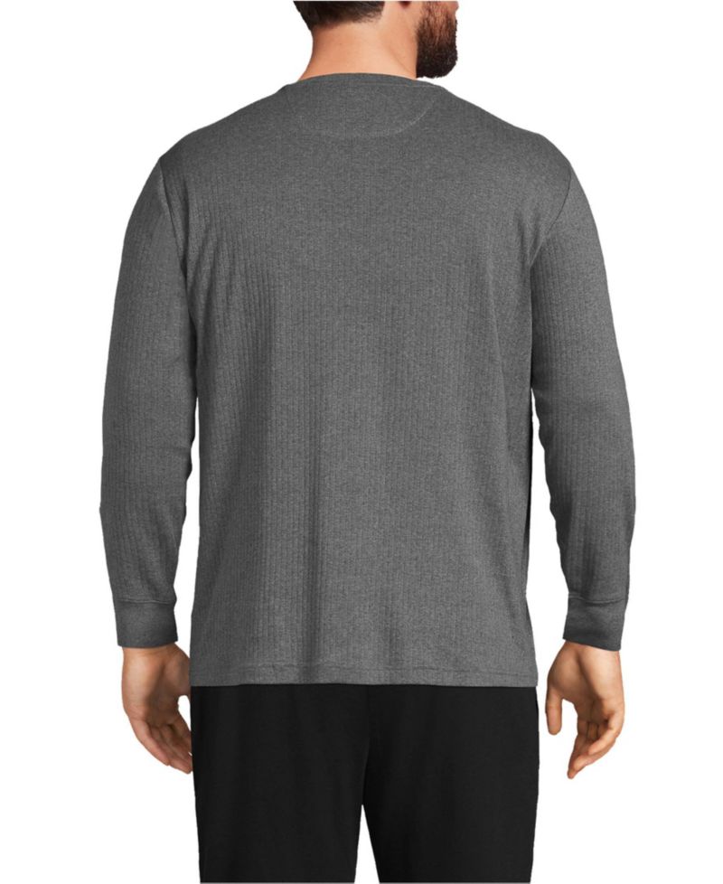 Big & Tall Knit Rib Pajama Henley