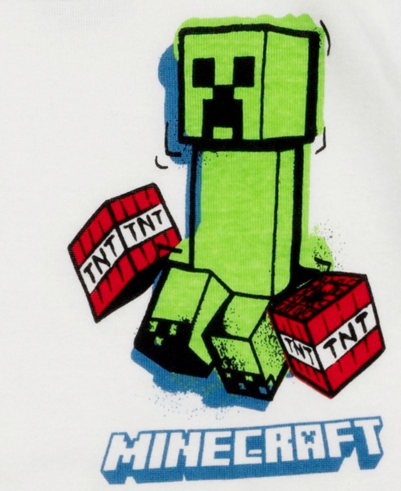 Boys' 6-12 Street Creeper Graphic Tops, Shorts, and Pants, 4-Piece Pajama Set