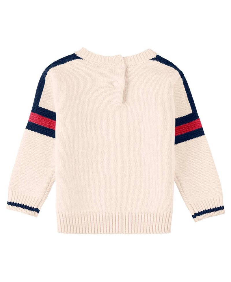 Baby Boys and Girls Cream Atlanta Braves Sweater