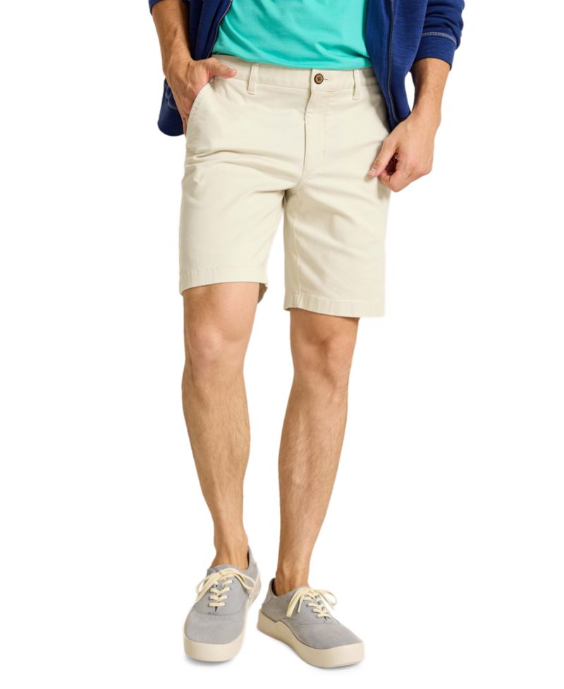 Men's Boracay 9" Flat-Front Chino Shorts