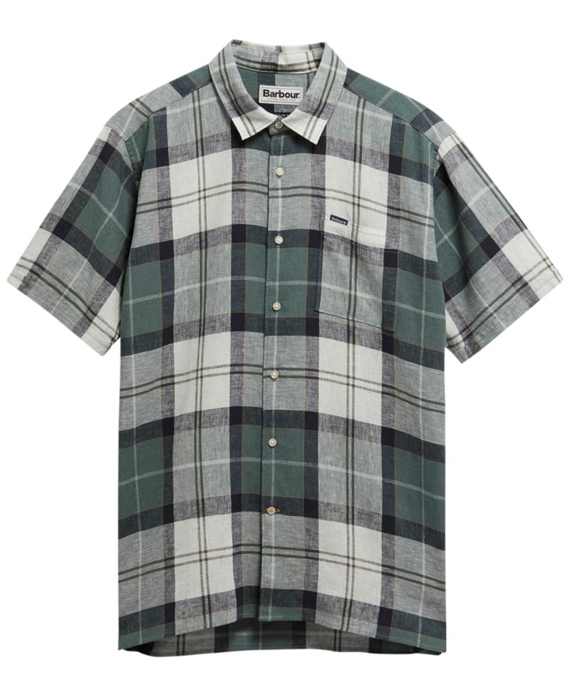 Men's Croft Tartan Regular-Fit Short-Sleeve Shirt