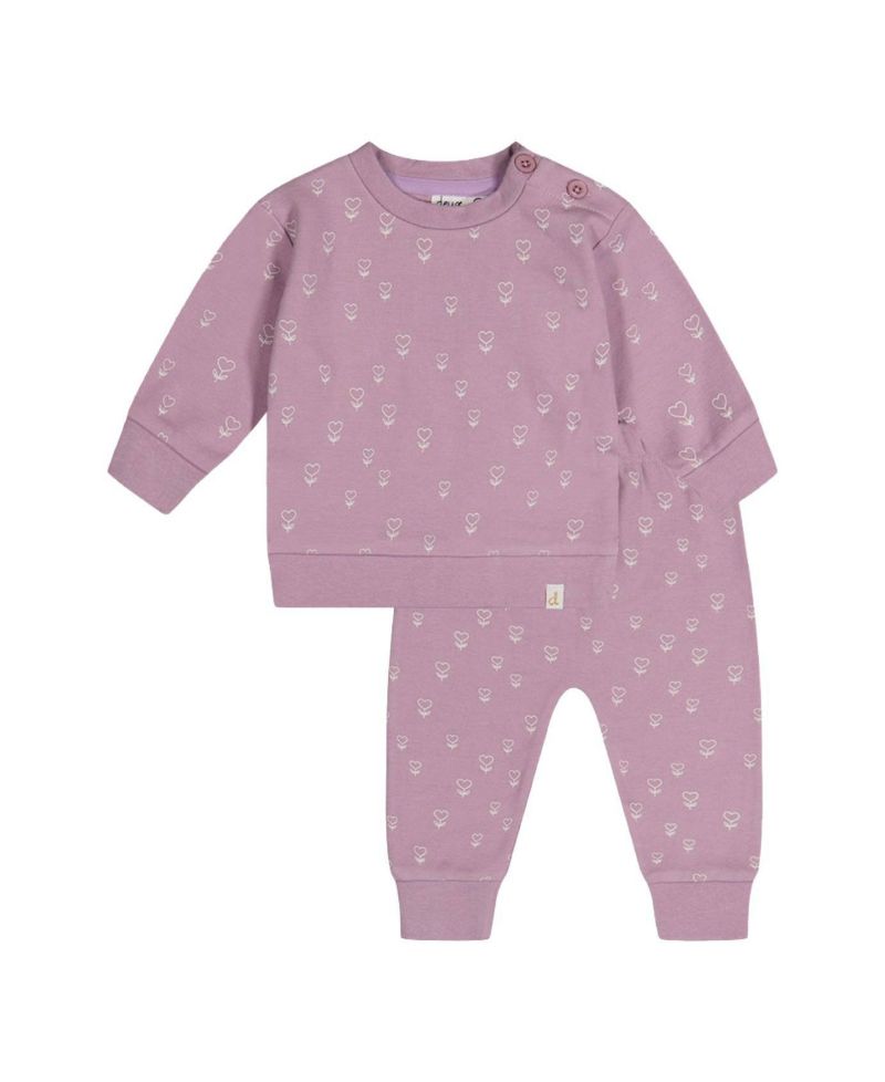 Baby Girls Girl( 3 to 24 M ) Cotton Pants and Top Set Floral Print