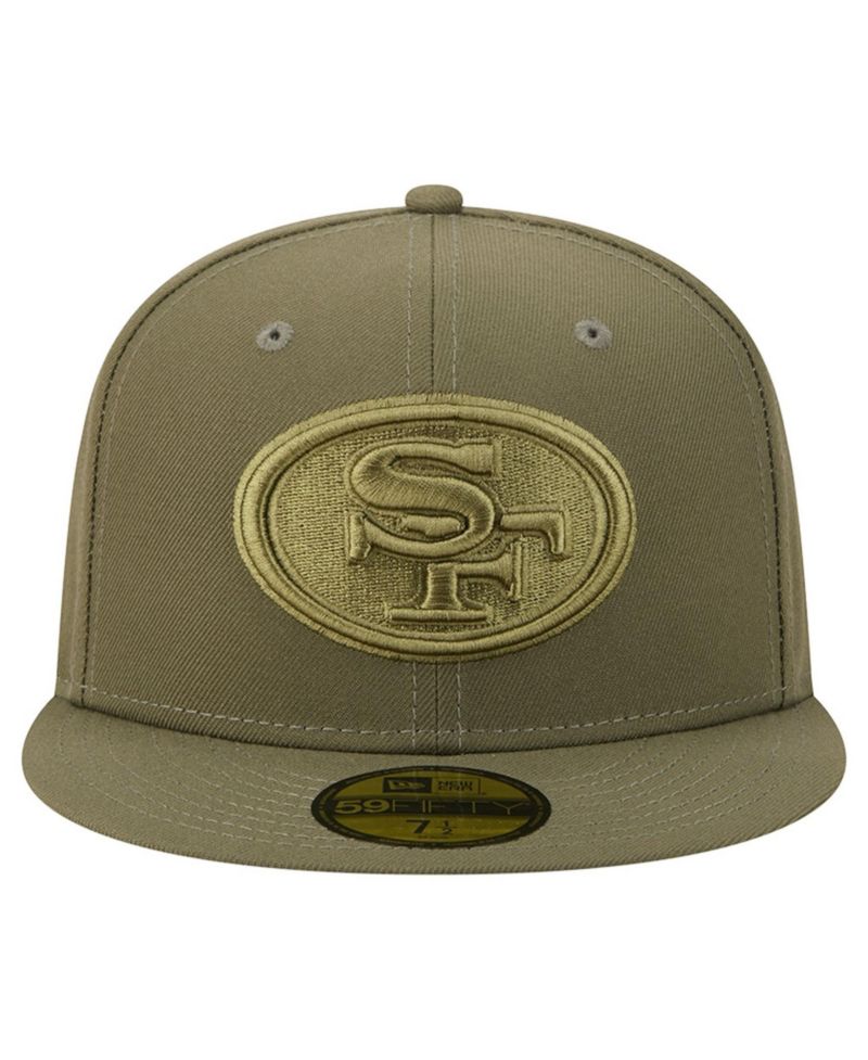 Men's Olive San Francisco 49ers Color Pack 59FIFTY Fitted Hat
