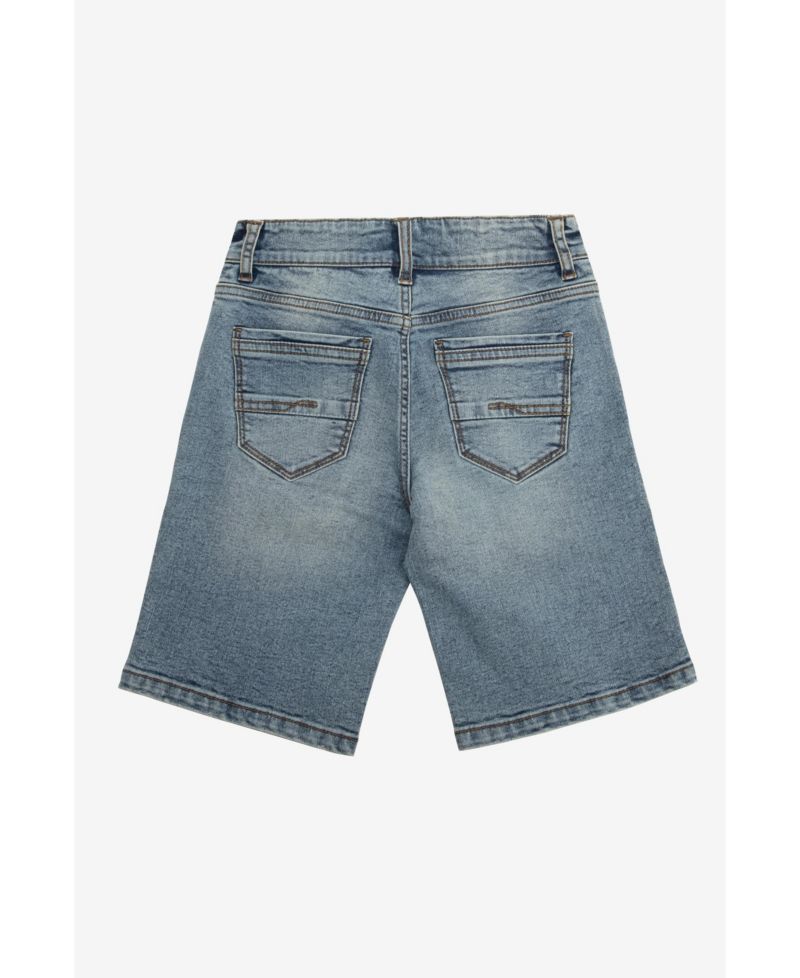 Little Boys Roll-Up Denim Shorts 2-Pack