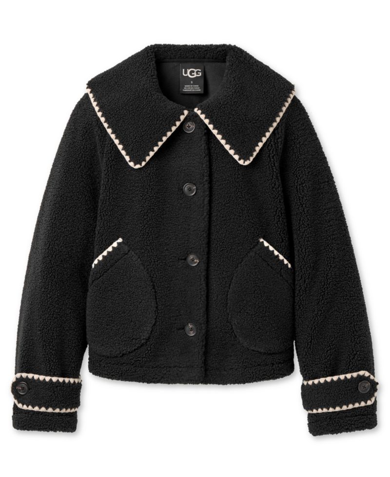 UGG Women's Nikia Relaxed-Fit Collared Neck Jacket