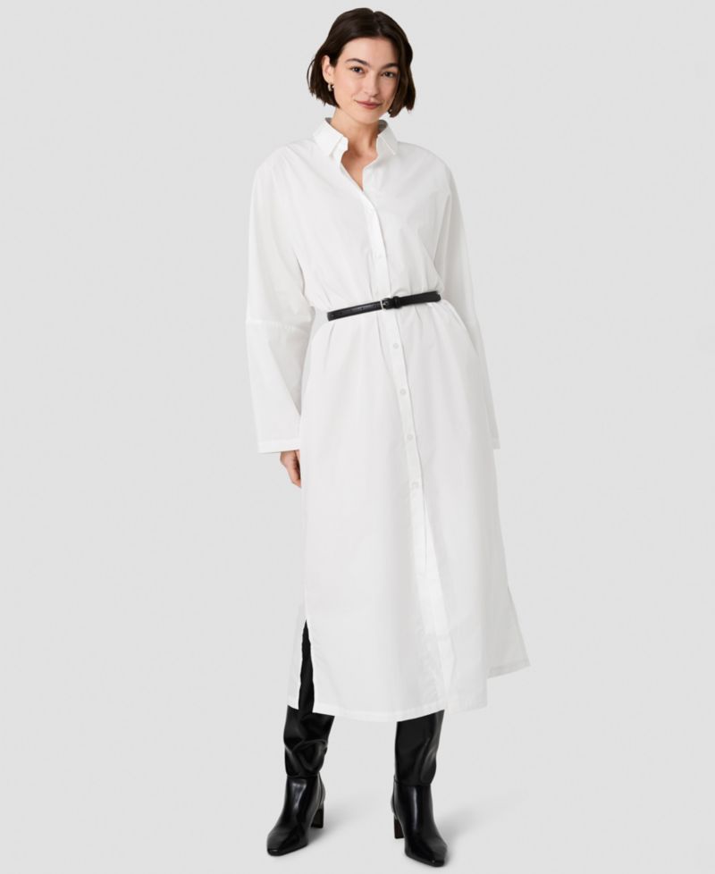 Women's Cambria Cotton Collared Long-Sleeve Dress