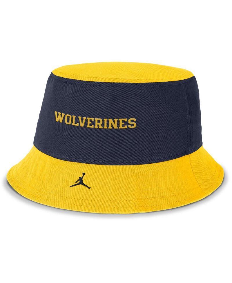Men's Navy/Maize Michigan Wolverines Apex Bucket Hat