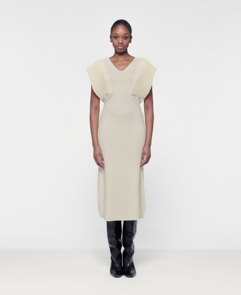 Women's Ribbed Maxi Knit Dress