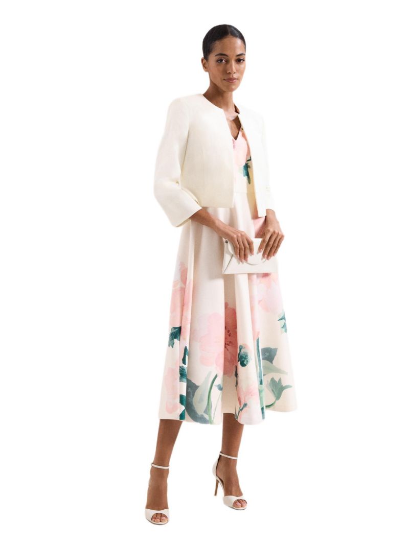 Women's Tailored Cropped Round Neck Jacket