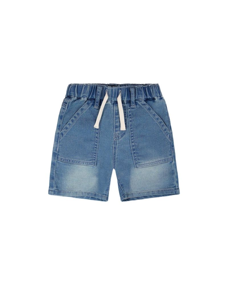 Baby Boys French Terry Denim Shorts