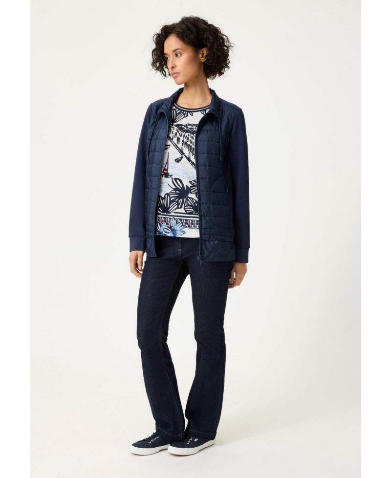 Women's Riviera Scene Print T-Shirt