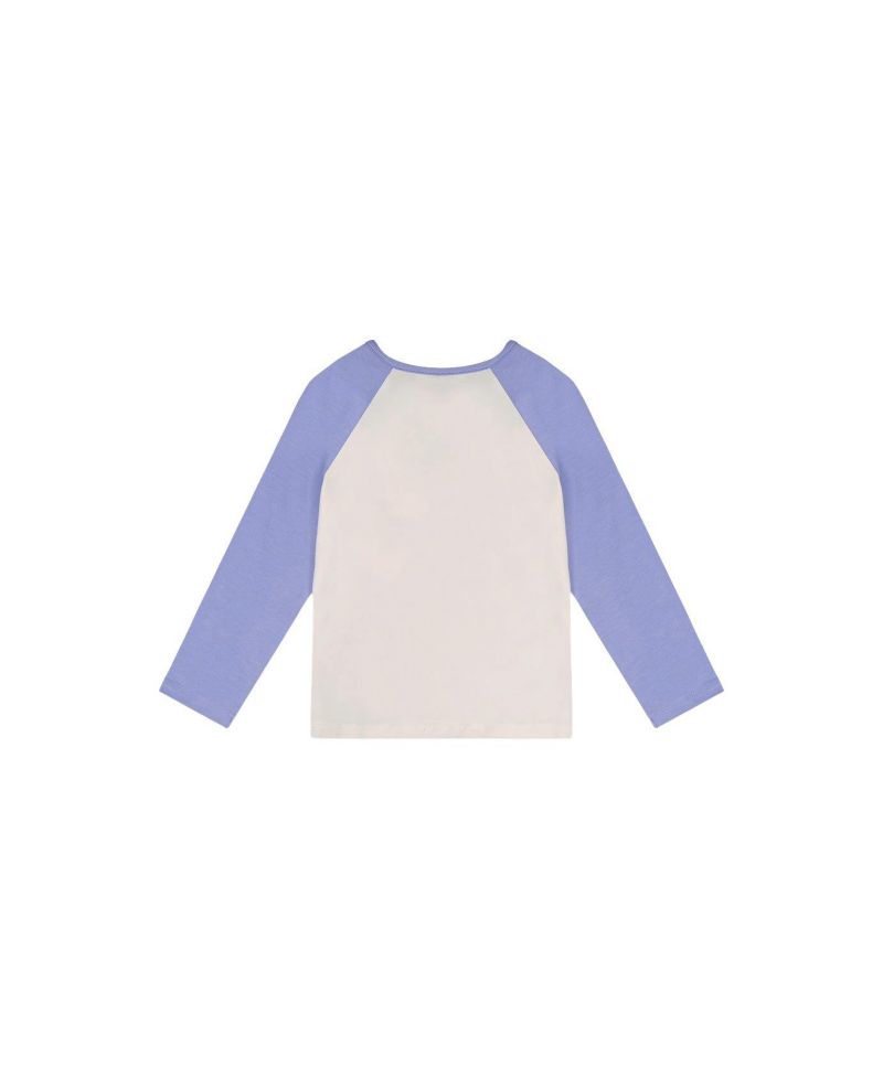Little and Big Girl 6-12 Raglan Organic Cotton T-Shirt