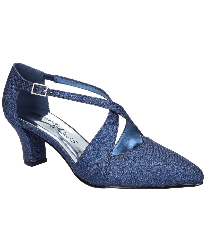 Women's Elegance Cross Strap Front Pumps