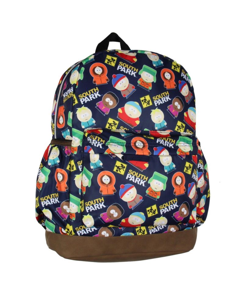 Stan Kyle Cartman Kenny Butters Token School Travel Backpack Book Bag 16"