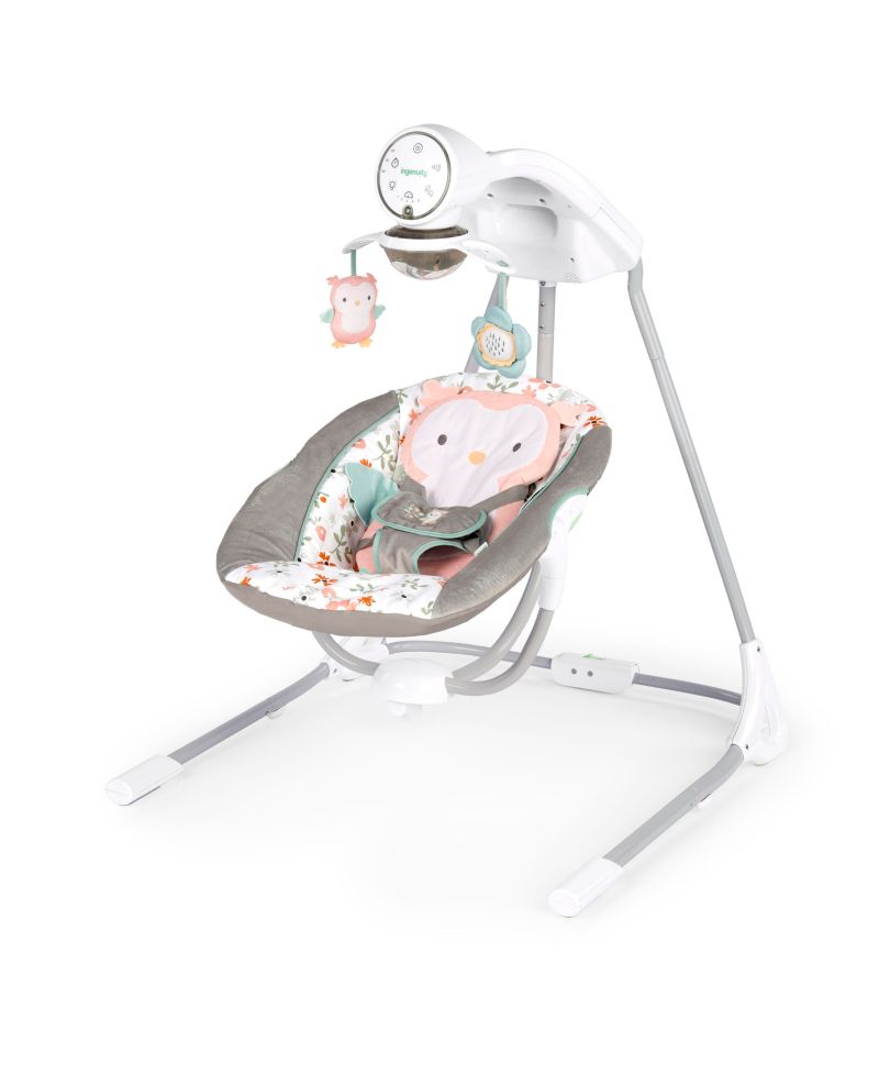 InLighten 5-Speed Baby Swing - Swivel Infant Seat