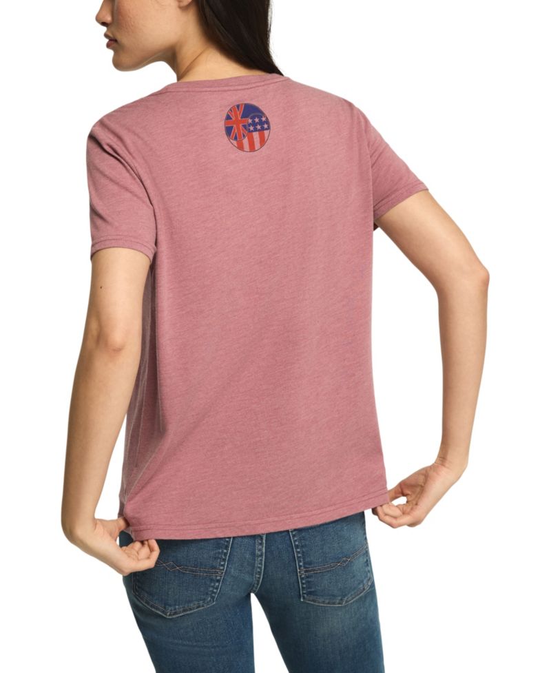 Women's The Beatles Rubber Soul Classic Crew Graphic Retro T-Shirt