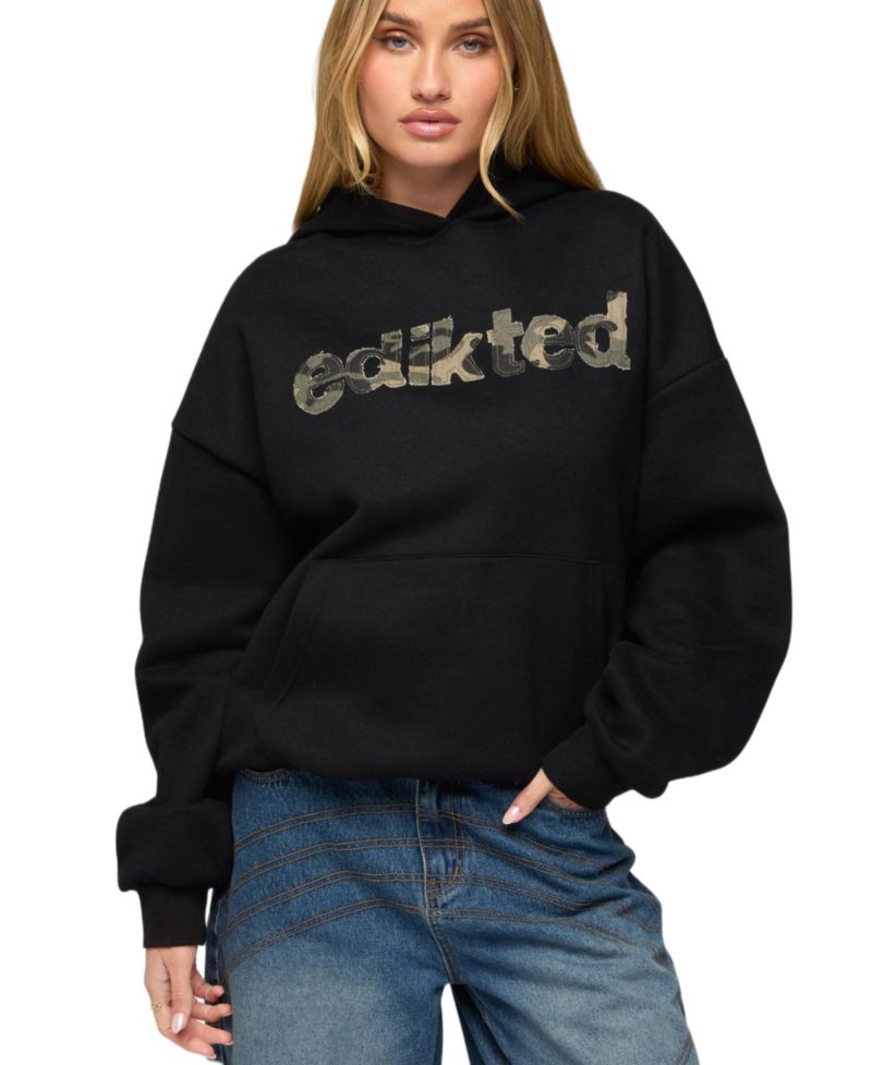 Женская камуфляжная толстовка Cutie Oversize с капюшоном