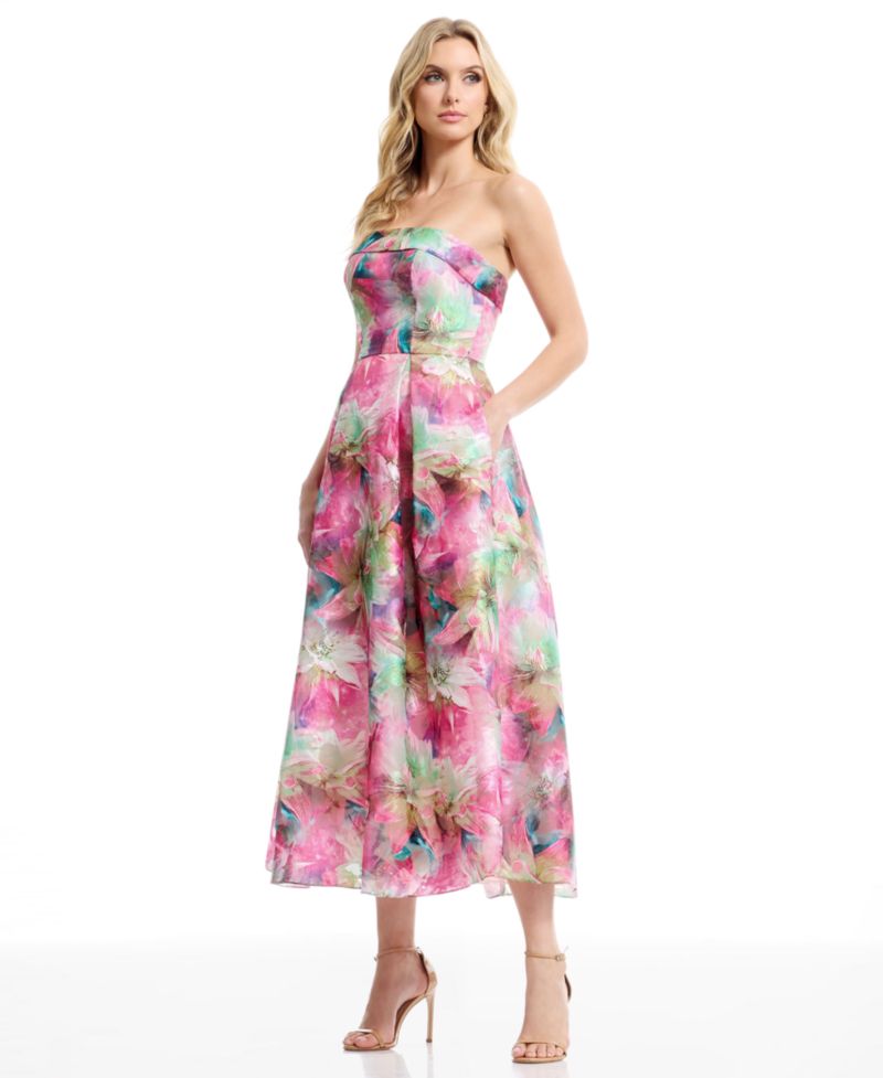 Women's Mika Strapless Floral Dress