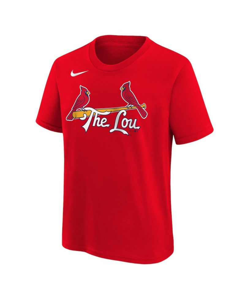 Big Boys and Girls Nolan Arenado Red St. Louis Cardinals 2024 City Connect Name & Number T-Shirt