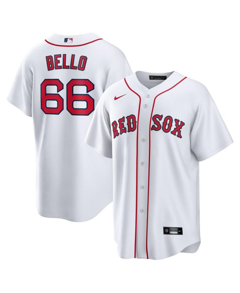 Men's Brayan Bello White Boston Red Sox Home Replica Jersey