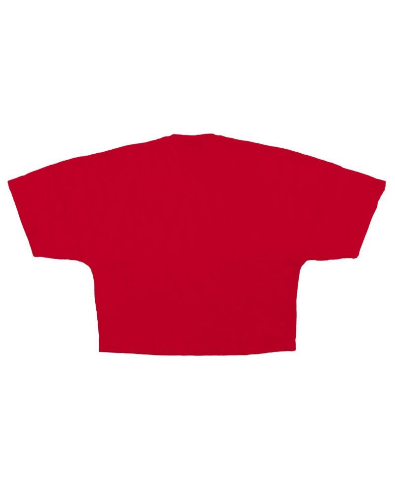 Women's Red Philadelphia Phillies Skyline Crop T-Shirt