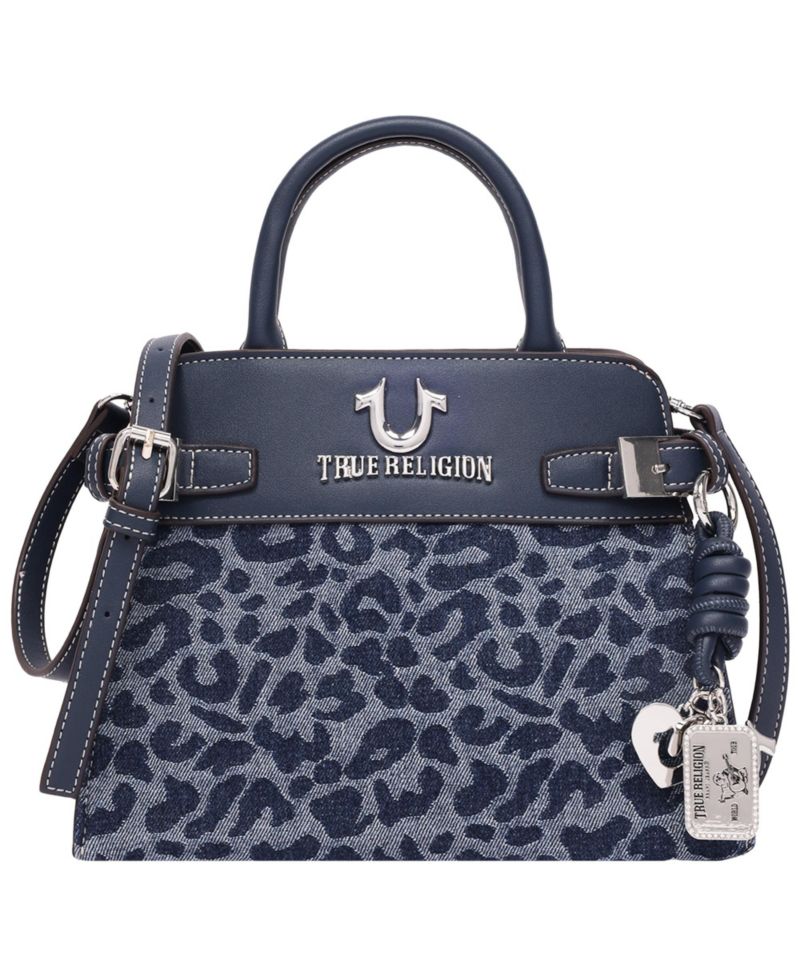 Multi-Strap Denim Shoulder Bag