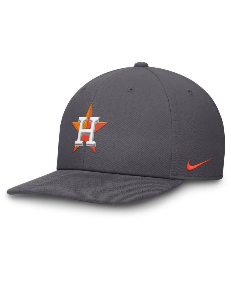 Men's Gray Houston Astros Pro Performance Snapback Hat