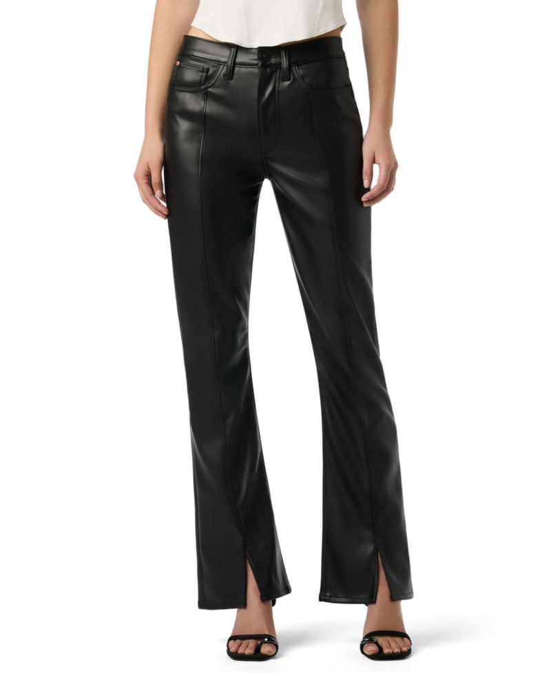Women's Blair High-Waist Faux-Leather Bootcut Pants