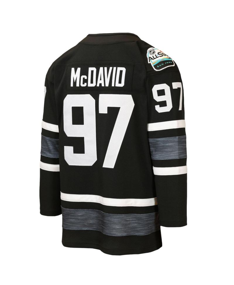 Big Boys and Girls Connor McDavid Black Edmonton Oilers 2019 All-Star Game Power Play Jersey