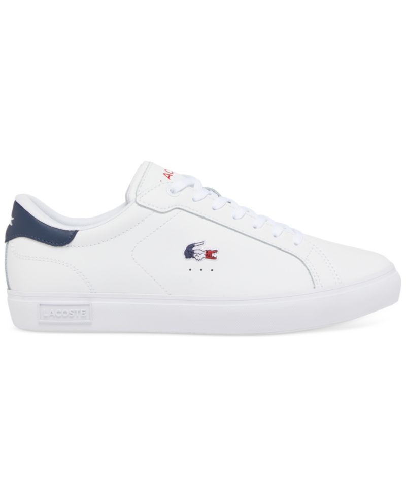 Powercourt Leather Lace-Up Tennis Sneakers