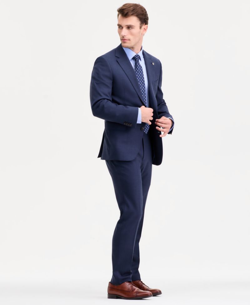 Men's Modern-Fit Wool-Blend Suit Separates