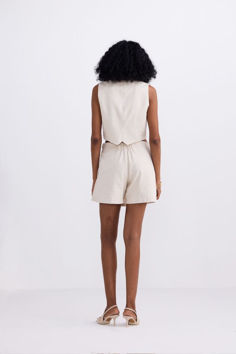 Women's Cotton Tweed Skort