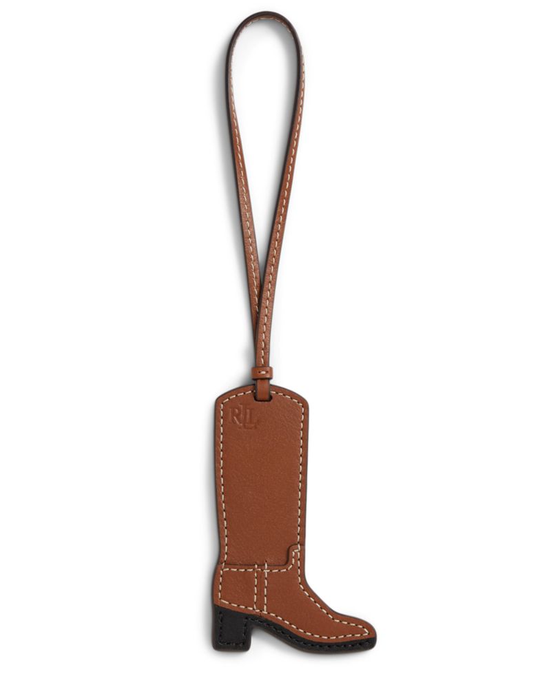 Leather Boot Bag Charm