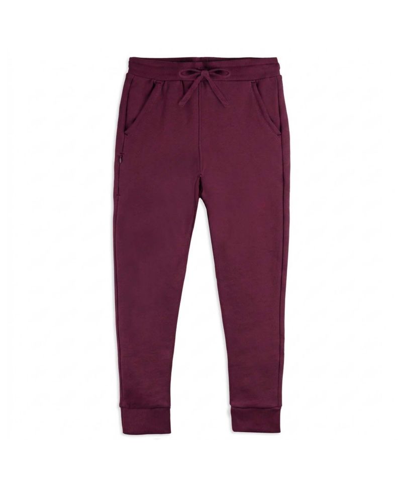 Boys' and Girls' Funday Cotton Drawstring Zipper-Pocket Joggers