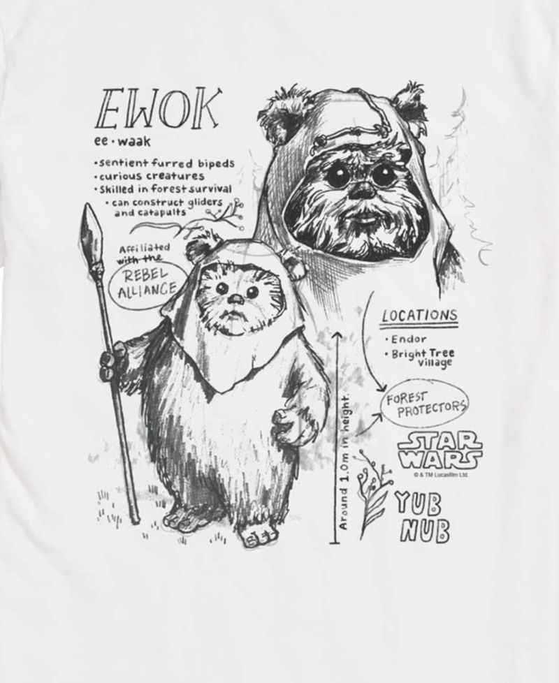 Men's Ewok Field Guide Short-Sleeve Graphic T-Shirt