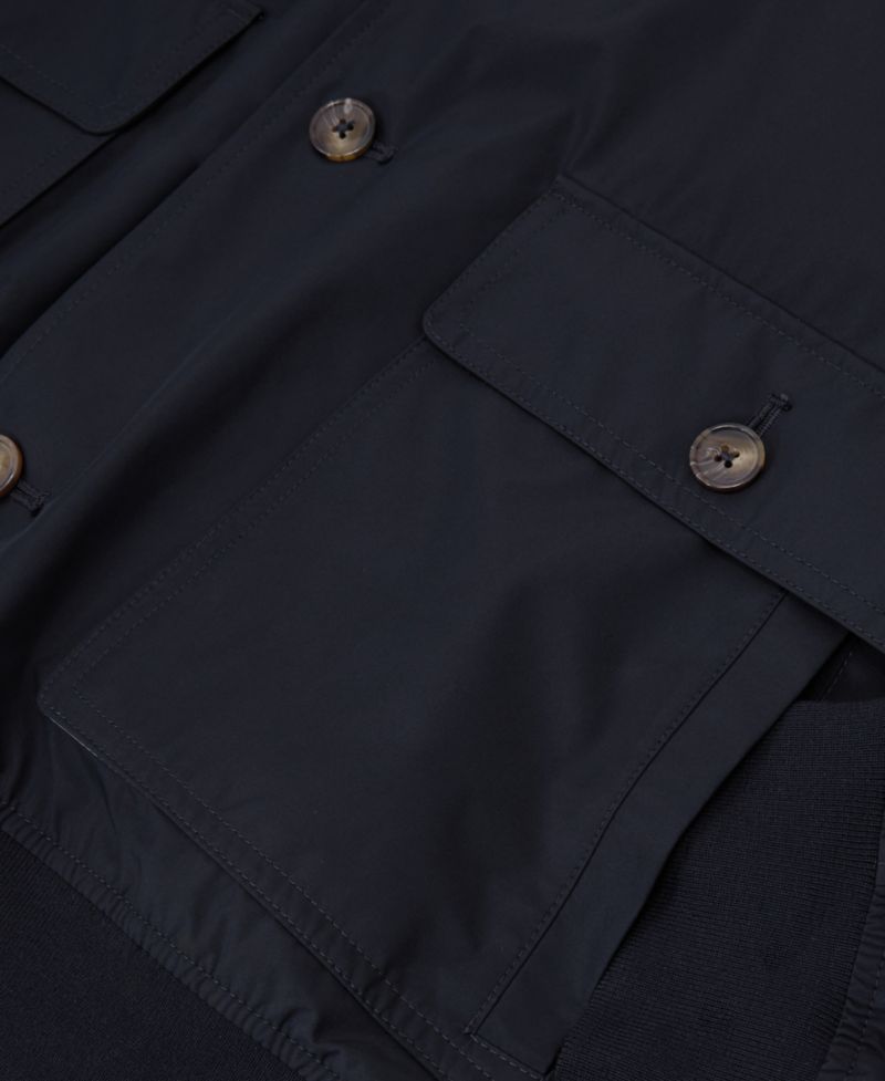 Men's Latent Technical Button-Through Bomber Jacket