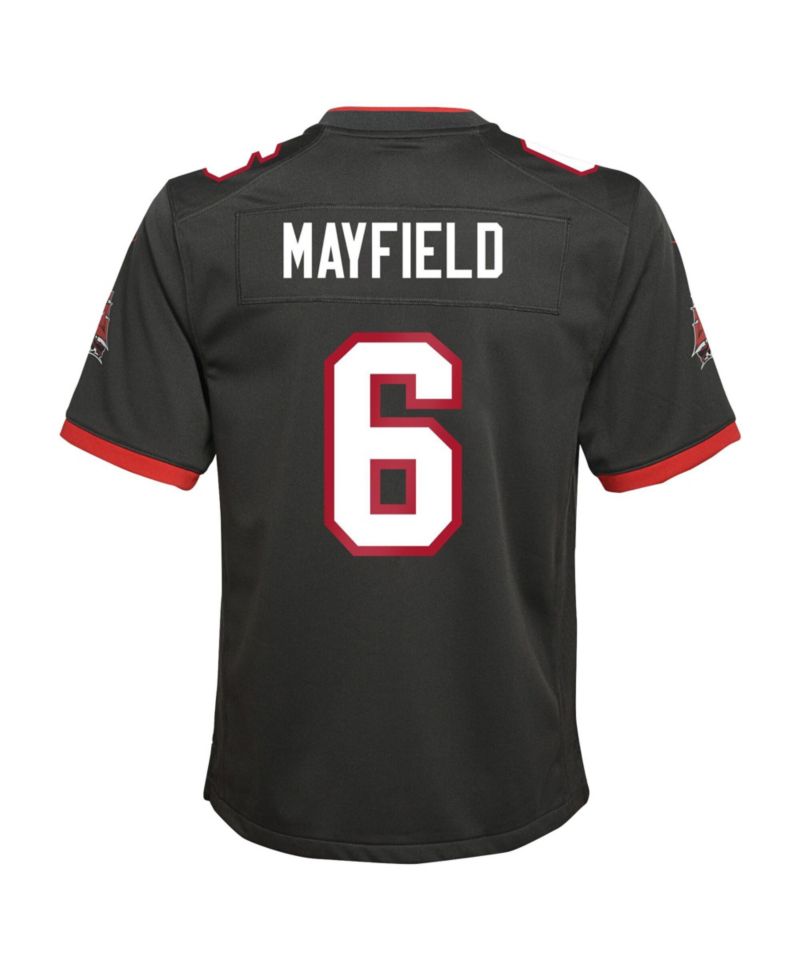 Big Boys and Girls Baker Mayfield Pewter Tampa Bay Buccaneers Game Jersey