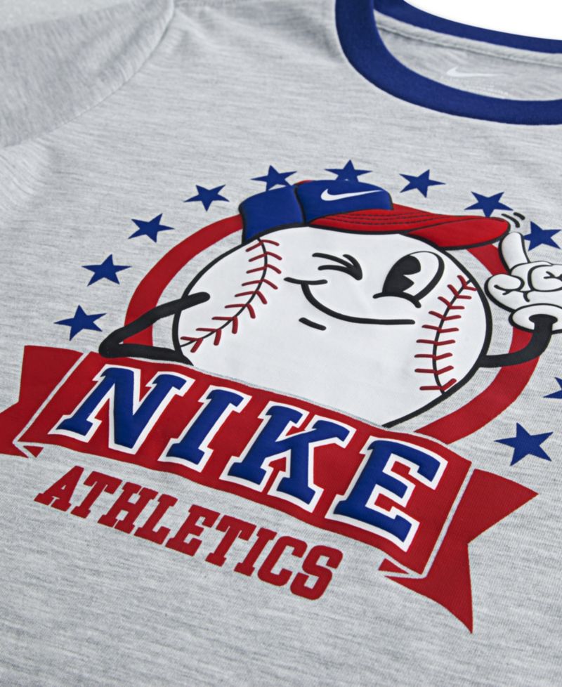 Boys' 2T-7 Dri-FIT Baseball Character Short-Sleeve T-Shirt and Shorts, 2-Piece Set
