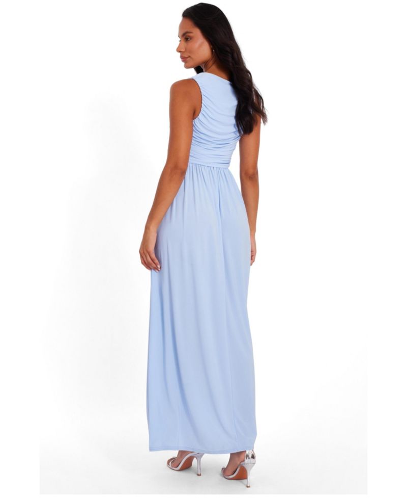 Women's Ruched Sleeveless Dress
