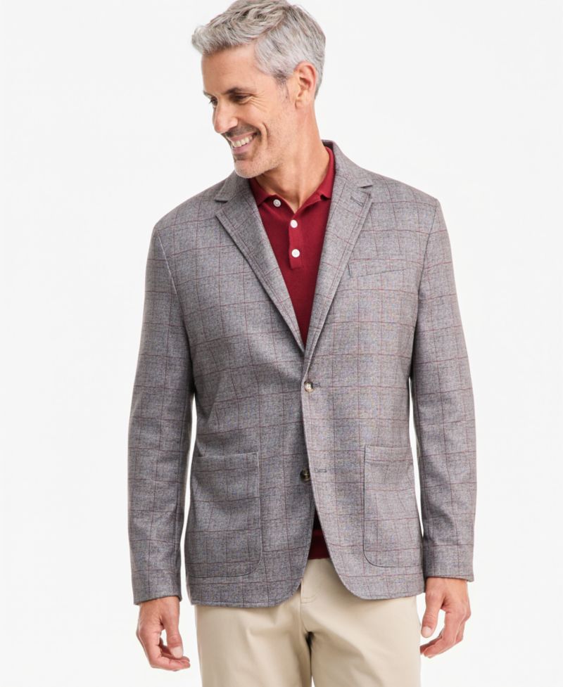 Men's Unlined Notch-Lapel Blazer